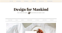Desktop Screenshot of designformankind.com